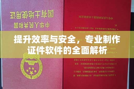 火炬提升效率与安全，专业制作证件软件的全面解析